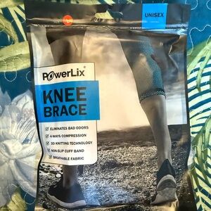 Knee Brace - size Large beige Compression Support